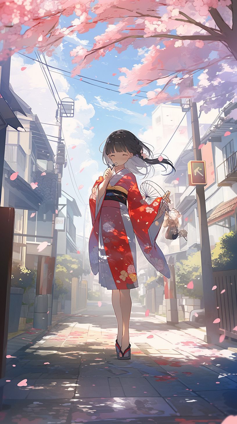 NC MKT red white and blue painting of a woman walking by cherry 072617e3 9e1d 416e b18a 127ed557fa6e