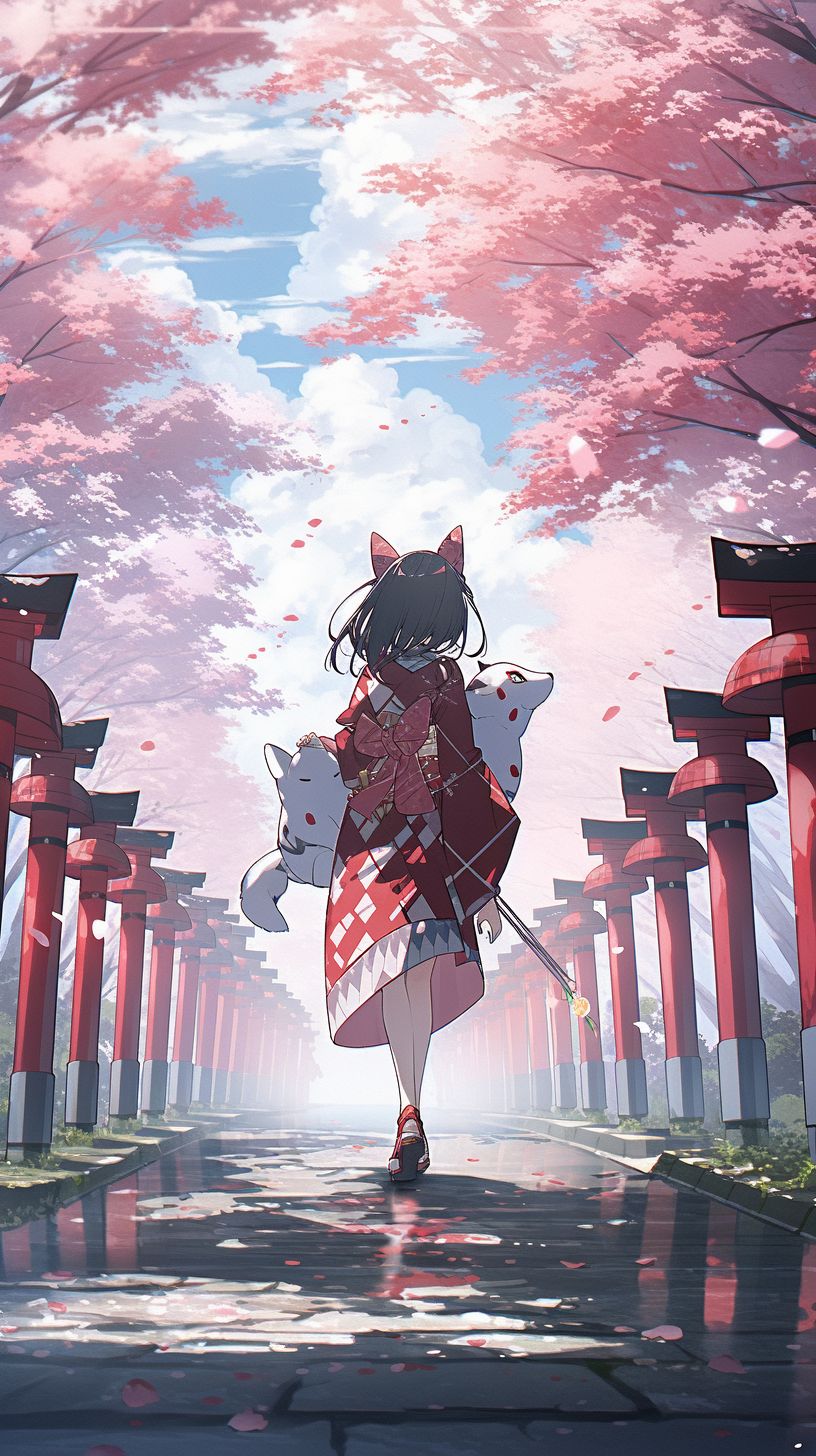 NC MKT red white and blue painting of a woman walking by cherry 63aaa3bd d658 4680 9be9 faa53ef2b15a