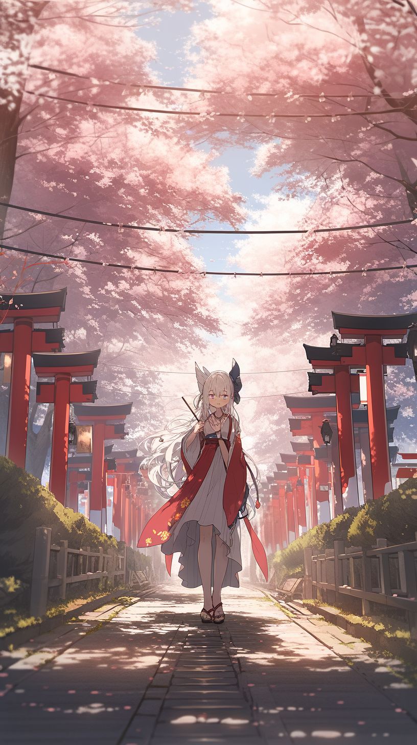 NC MKT red white and blue painting of a woman walking by cherry ba633c30 9ea2 48f8 a76b 3646b0acb487