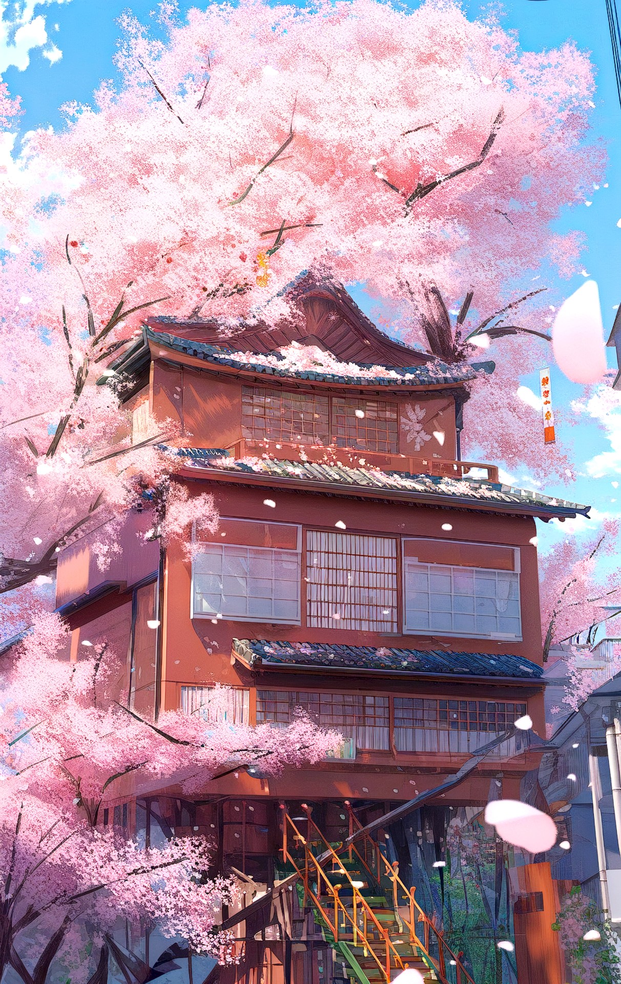 NC MKT An old house float on the clouds in the sky and there ar 2f201774 1058 4ebc bb74 93c799d2286e